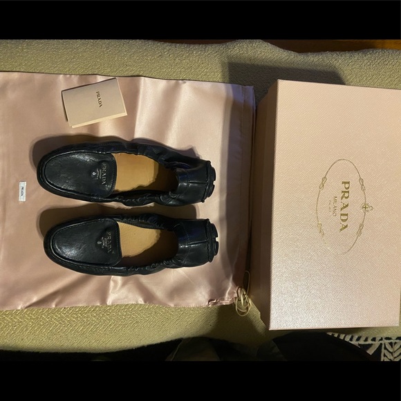 Prada loafers size 39.5 - Picture 1 of 5